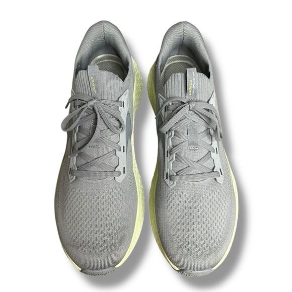 SKECHERS Sneakers 3D Energy POLZAR Hands Free Slip-Ins Size 13 Mens Gray Lime - Picture 3 of 13